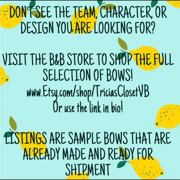 🎀⚾️ MLB Atlanta Braves Baseball Hair Bow Barrette Clip ⚾️🎀 - Picture 4 of 4